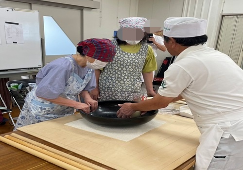 そば打ち体験